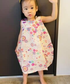 A-Line平口洋裝-訂製 和風6