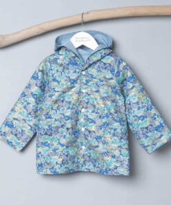 防風抗雨機能［外套］-訂製 和風25vs霧藍