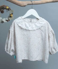 旋轉木馬公主袖上衣 訂製 花60