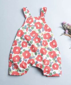 包屁鬆緊吊帶(短)褲- 花65