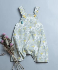 包屁鬆緊吊帶(短)褲- 花67