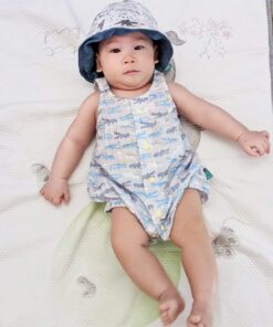 無袖包屁衣-訂製 動物10-紗(缺料中)