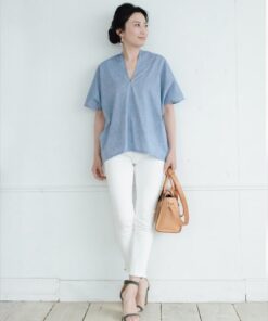 慢生活V領上衣 需將花色加入購物車