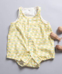 無袖包屁衣-訂製 動物2-紗