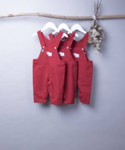 包屁吊帶(長)褲-訂製 去五金改四合釦