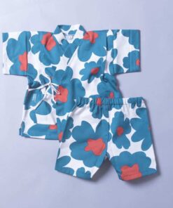 甚平和服-現貨 130cm 花46