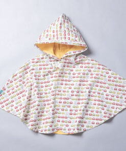 抗風防雨雙面斗篷-訂製 交通6vs黃色防水