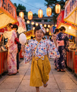 淺草振袖和服-現貨 和風52 100cm