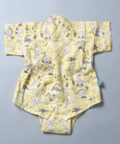 包屁-甚平紗布衣-訂製 自然14 嬰兒 包屁-衣 連身衣