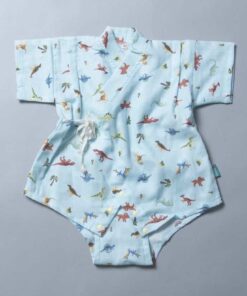 包屁-甚平紗布衣-訂製 自然18 嬰兒 包屁-衣 連身衣