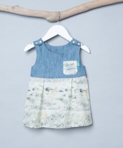 口袋洋裝-訂製 牛仔棉麻vs名21(口袋與裙襬)