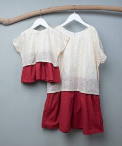 和風罩衫洋裝-現貨 幾何42vs棉麻14(上半接白色薄棉) 160cm 80cm