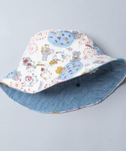 帽圍可調塑型漁夫帽-現貨- 動物33 50cm