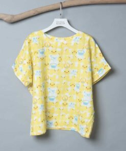 皮蛋6分袖上衣-訂製 動物32-紗