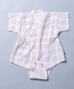 包屁-甚平紗布衣-訂製 花72-紗