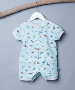 包屁連身衣(短袖)-訂製 自然18-紗