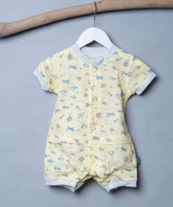 包屁連身衣(短袖)-訂製 交通1-紗