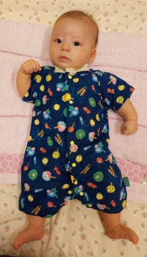 Click to view full screen 包屁連身衣(短袖)-訂製 自然18-紗 photo review