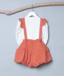 小梅JJ-氣球褲&吊帶不打洞 訂製 不含白色上衣