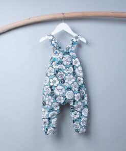 包屁鬆緊吊帶(長褲)-訂製 花90