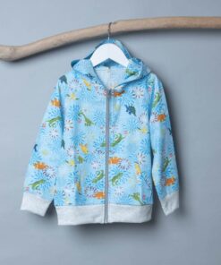 戴帽-防曬外套-訂製(拉鍊) 100-140cm 自然24