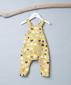 包屁鬆緊吊帶(長褲)-訂製 和風35