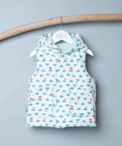 保暖連帽(雙面)背心-訂製 和風34vs綠色厚棉