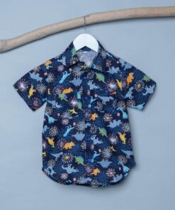 和風(短袖)襯衫-訂製 自然22