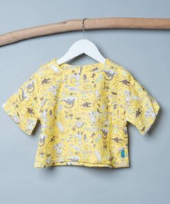 皮蛋6分袖上衣-訂製 花56