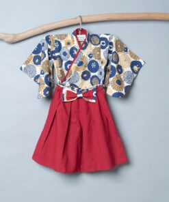 淺草振袖和服-訂製 花75vs棉麻14(預購)