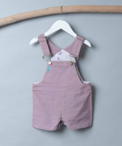 包屁吊帶(短)褲-訂製 棉麻5vs名6