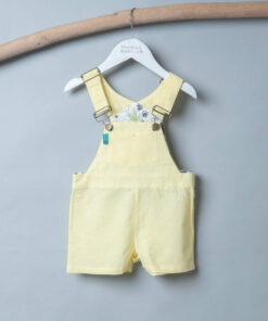 包屁吊帶(短)褲-訂製 棉麻20