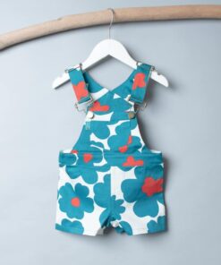 包屁吊帶(短)褲-訂製 花46