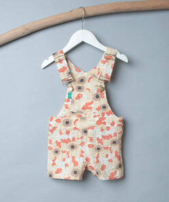 包屁吊帶(短)褲-訂製 花71