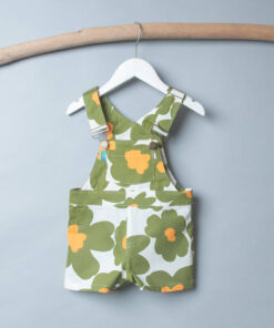 包屁吊帶(短)褲-訂製 花48