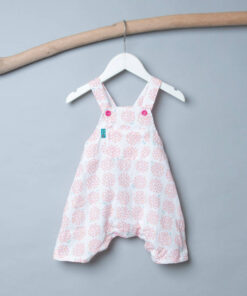 包屁鬆緊吊帶(短)褲- 花72