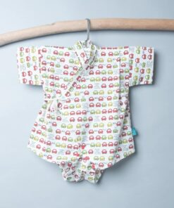 包屁-甚平紗布衣-訂製 交通6 嬰兒 包屁-衣 連身衣