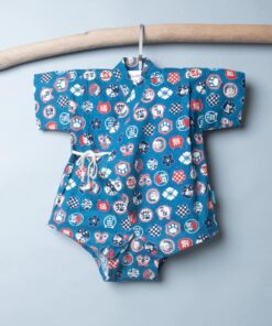 包屁-甚平紗布衣-訂製 和風26 嬰兒 包屁-衣 連身衣