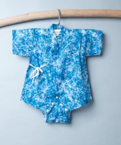 包屁-甚平紗布衣-訂製 名1 嬰兒 包屁-衣 連身衣