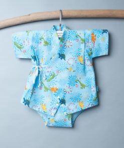 包屁-甚平紗布衣-訂製 自然24 嬰兒 包屁-衣 連身衣