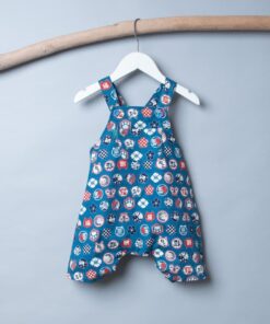 包屁鬆緊吊帶(短)褲- 和風26