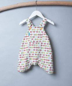 包屁鬆緊吊帶(短)褲- 交通6