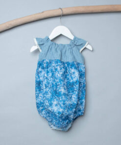 電火球包屁衣-訂製 牛仔棉麻vs名1