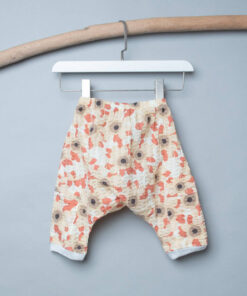 哈倫九分長褲-訂製 花71