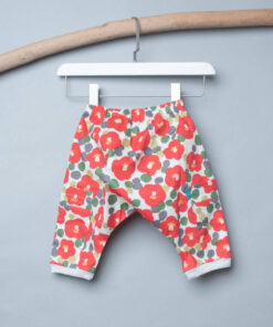 哈倫九分長褲-訂製 花65