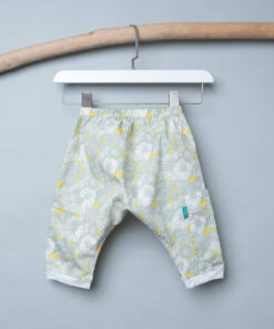 哈倫九分長褲-訂製 花67