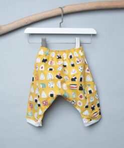 哈倫九分長褲-訂製 和風35