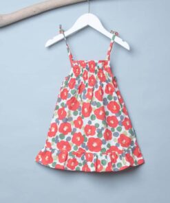 肩帶可調-魚尾吊帶裙-訂製 花65