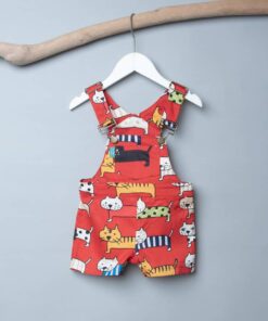 包屁吊帶(短)褲-訂製 動物34