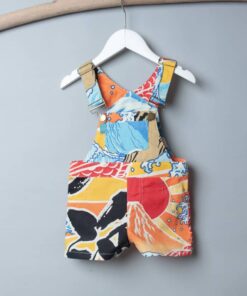 包屁吊帶(短)褲-訂製 和風11